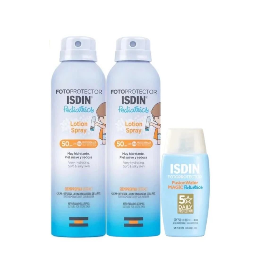 Fotoprotector Pediatrico Fusion Water 50ml + 2 Lotion Spray 250ml