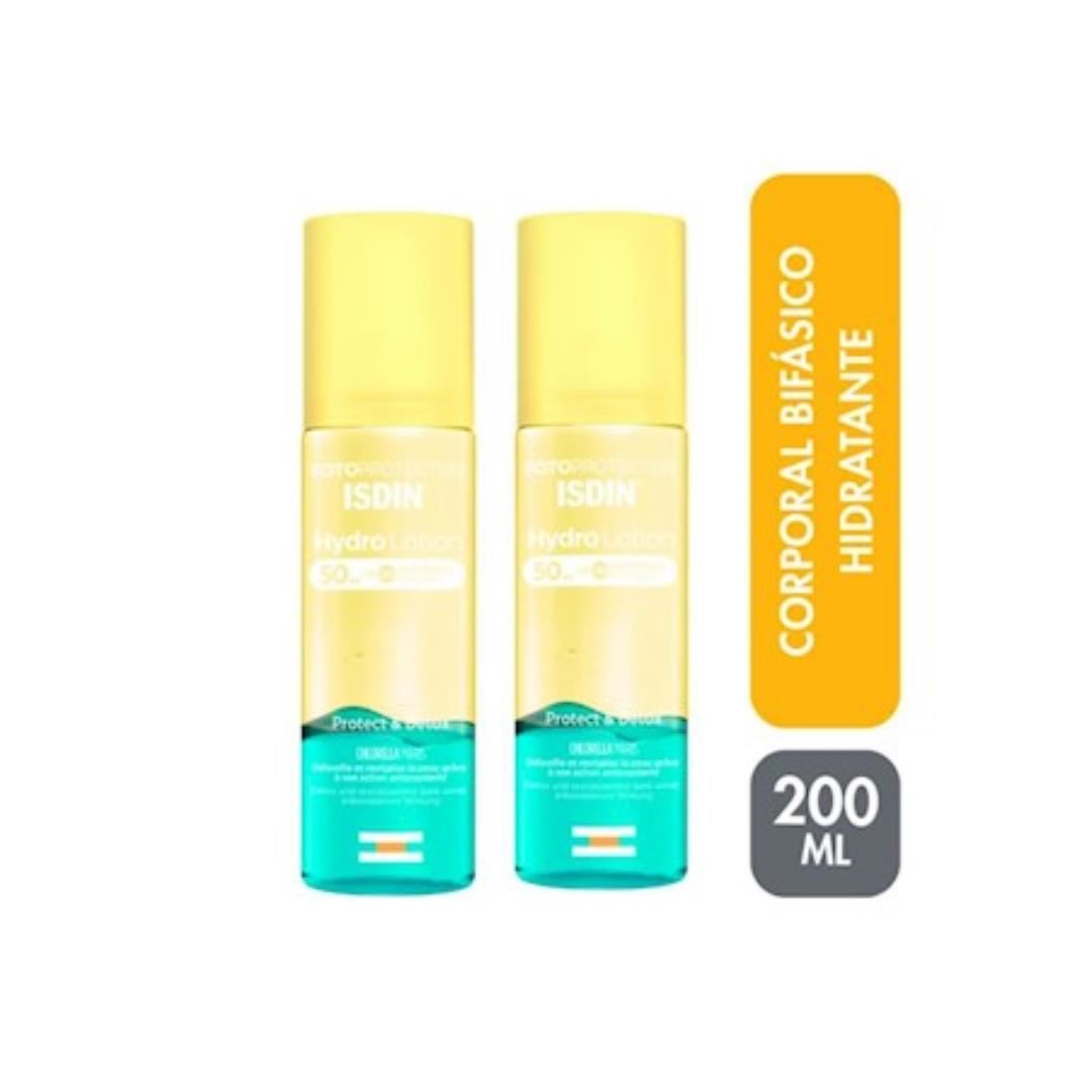 2X1 Isdin Fotoprotector Hydrolotion SPF50 200ml