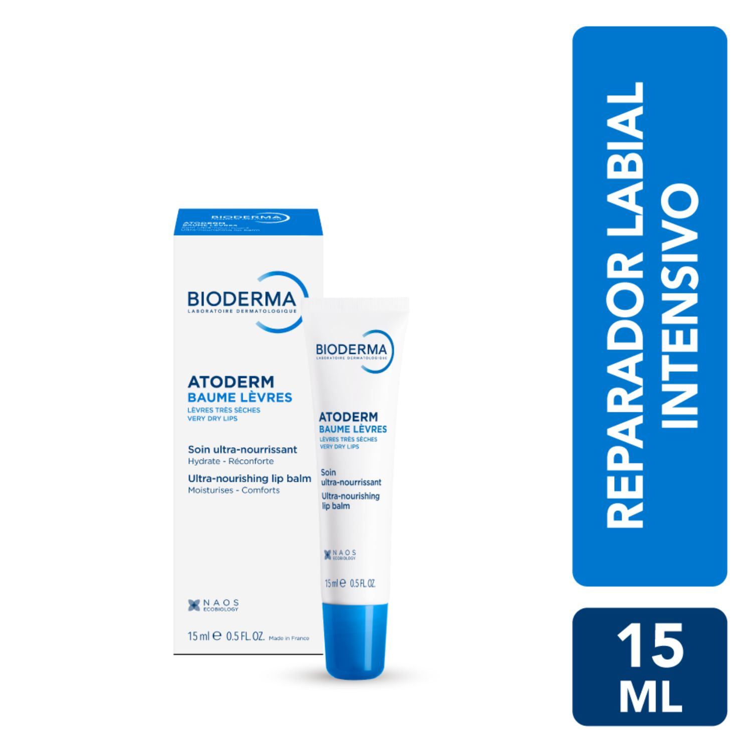 Bálsamo Labial Bioderma Atoderm Baume Levres 15ml