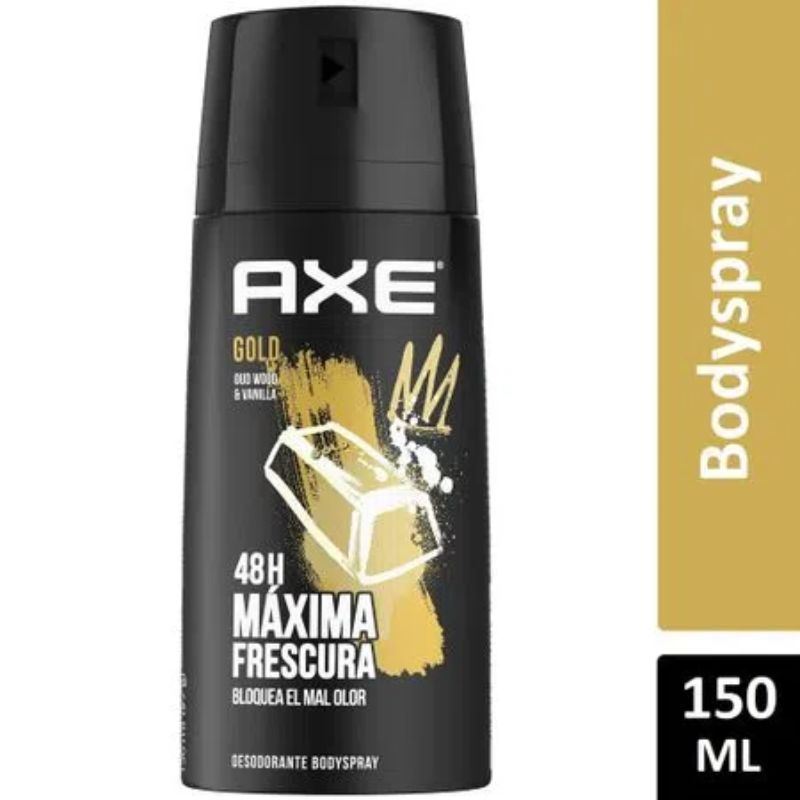 Desodorante Spray Axe Gold Wood Vainilla - Frasco 150ml