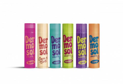 Dermosol Fruit Lipstick F20 Sabor Variado - Blister 1UN