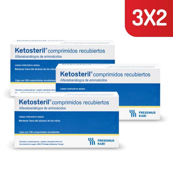 3x2 Ketosteril Comprimidos Recubiertos - Caja 100 UN