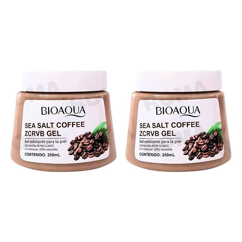 PACK 2 EXFOLIANTE EN GEL DE CAFÉ 250ML BIOAQUA