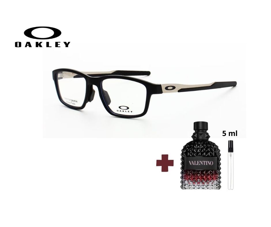 PACK DUO Lentes Oftalmológicos Oakley Metalink OOX8153 +  Decants perfume Valentino Garavani Uomo Born in Roma EDP 5ml