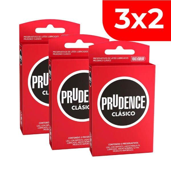 3x2 Preservativo Prudence Clásico - Caja 3 UN
