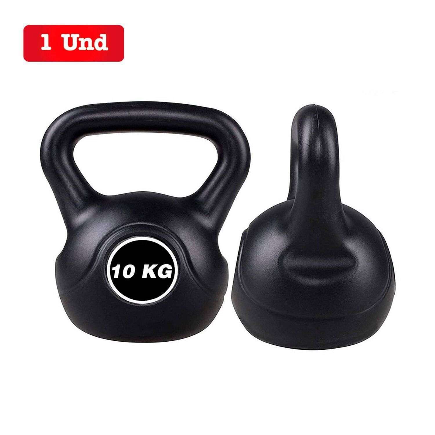 Pesa Rusa Kettlebell Atletis de 10 kg - Color Negro