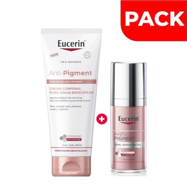 Pack Eucerin Anti-Pigment Crema Corporal 200 ML + Serum Dual 30 ML