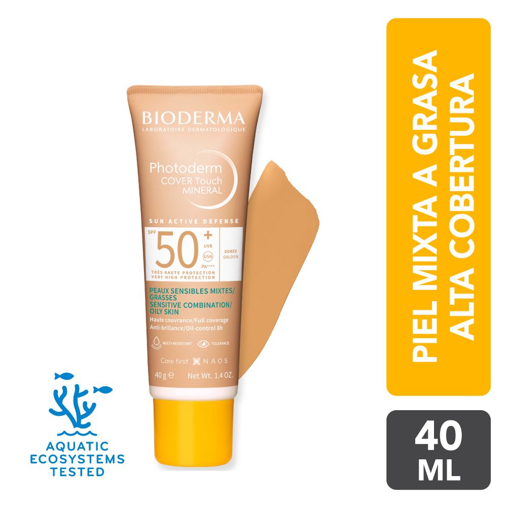 Protector Solar Bioderma Photoderm Cover Touch Dorèe 50+ 40ml
