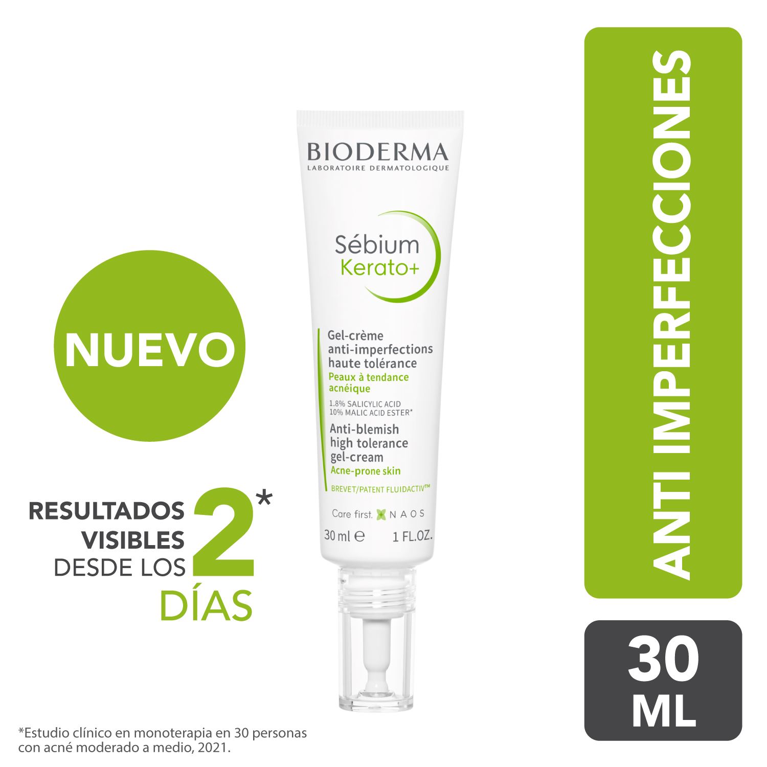 Gel crema Bioderma Sébium Kerato+ 30ml