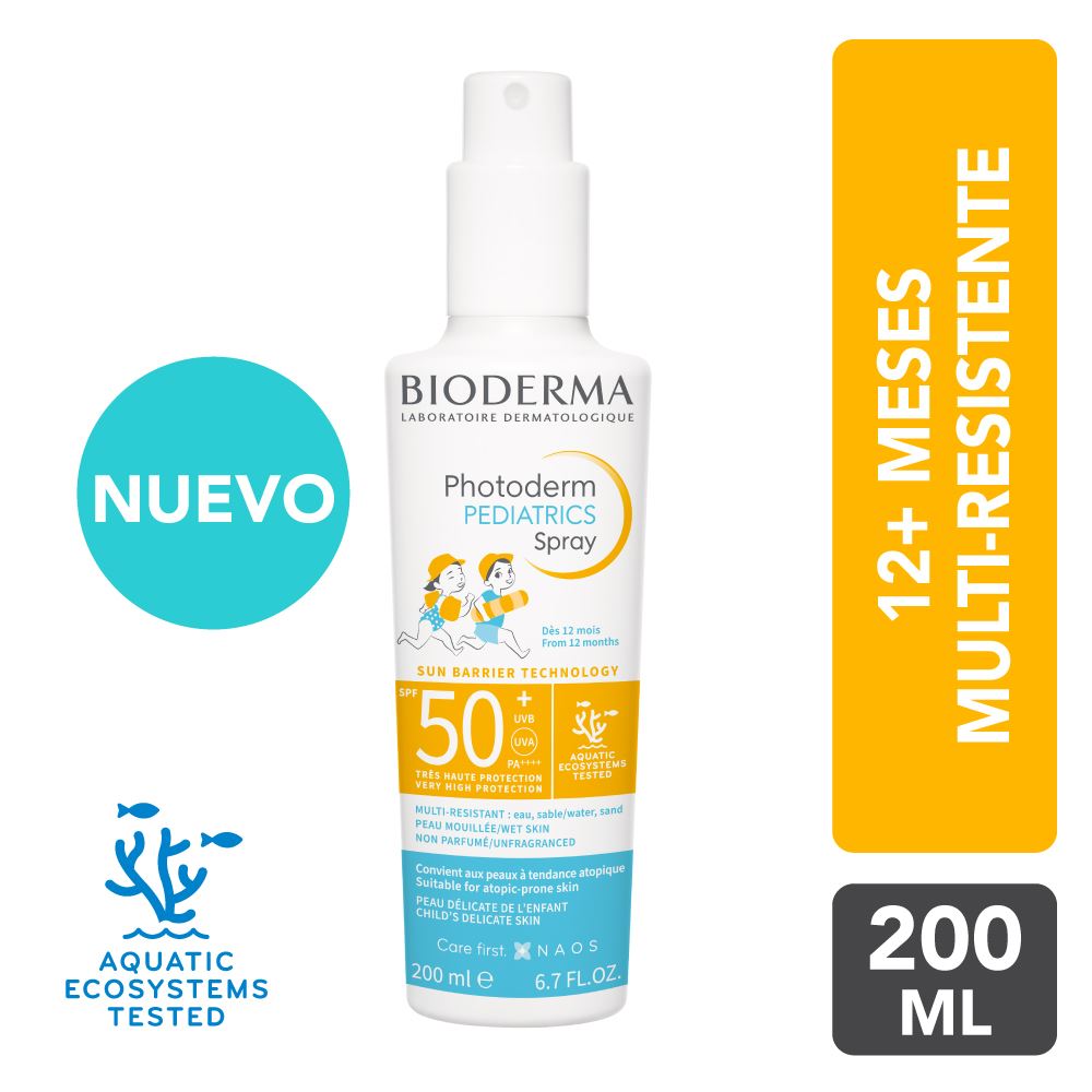 Protector Solar Bioderma Photoderm Pediatrics Spray Spf50+ 200ml