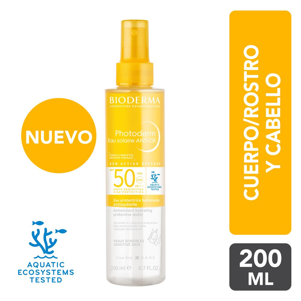Protector Solar Bioderma Photoderm Eau Solaire Anti-Ox Spf50 200ml