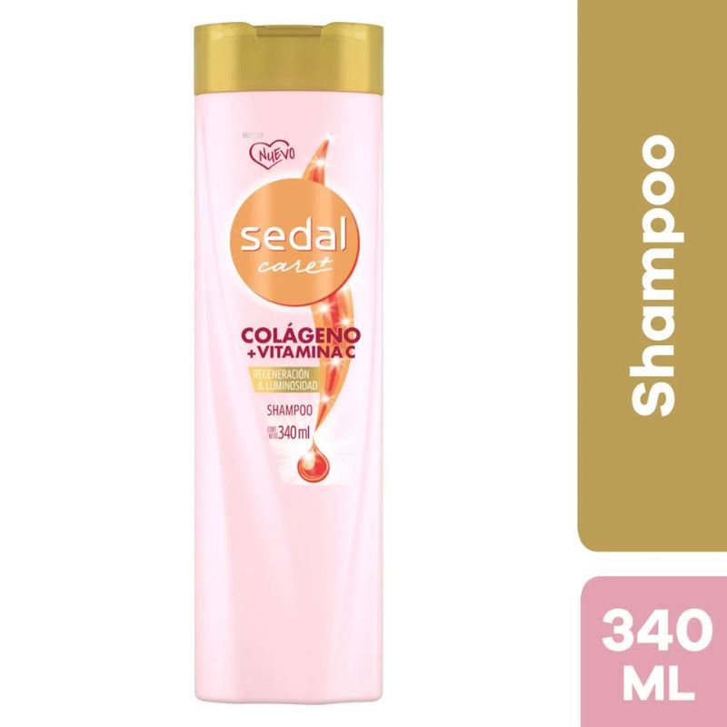 Shampoo Sedal Colágeno y Vitamina C - Frasco 340 Ml