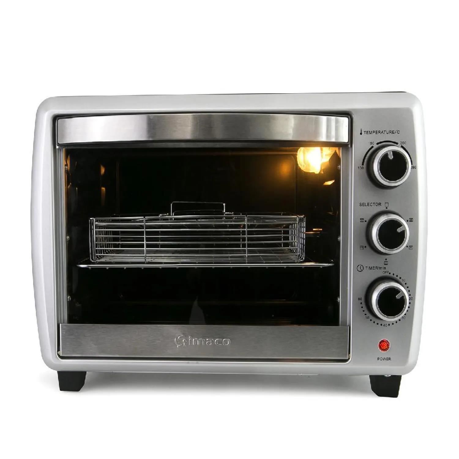 Horno Eléctrico Imaco con Rosticero HEB25R 25L - Silver
