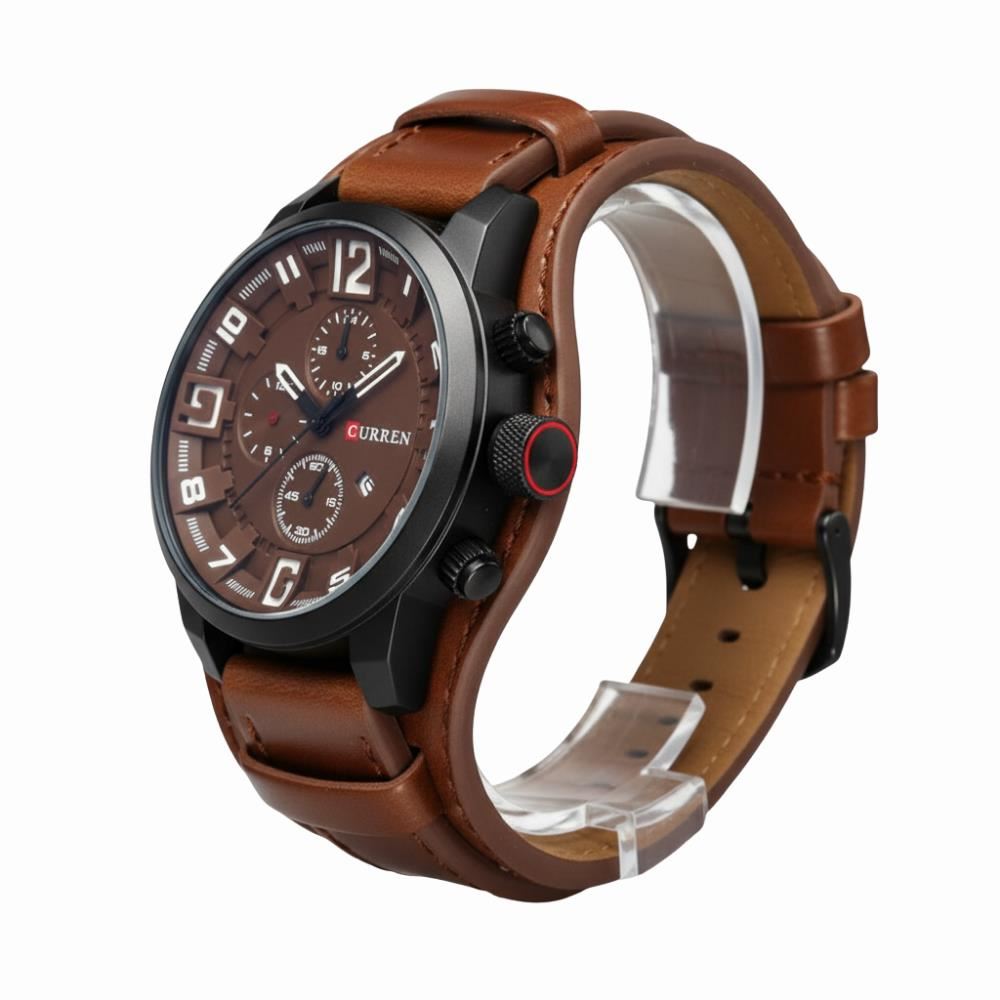 Reloj Análogo Curren KREA961111 8225 Hombre Cuero