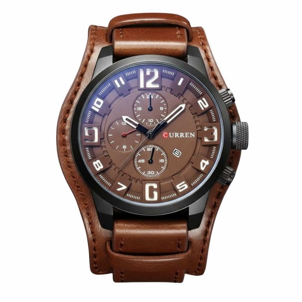 Reloj Análogo Curren KREA961111 8225 Hombre Cuero