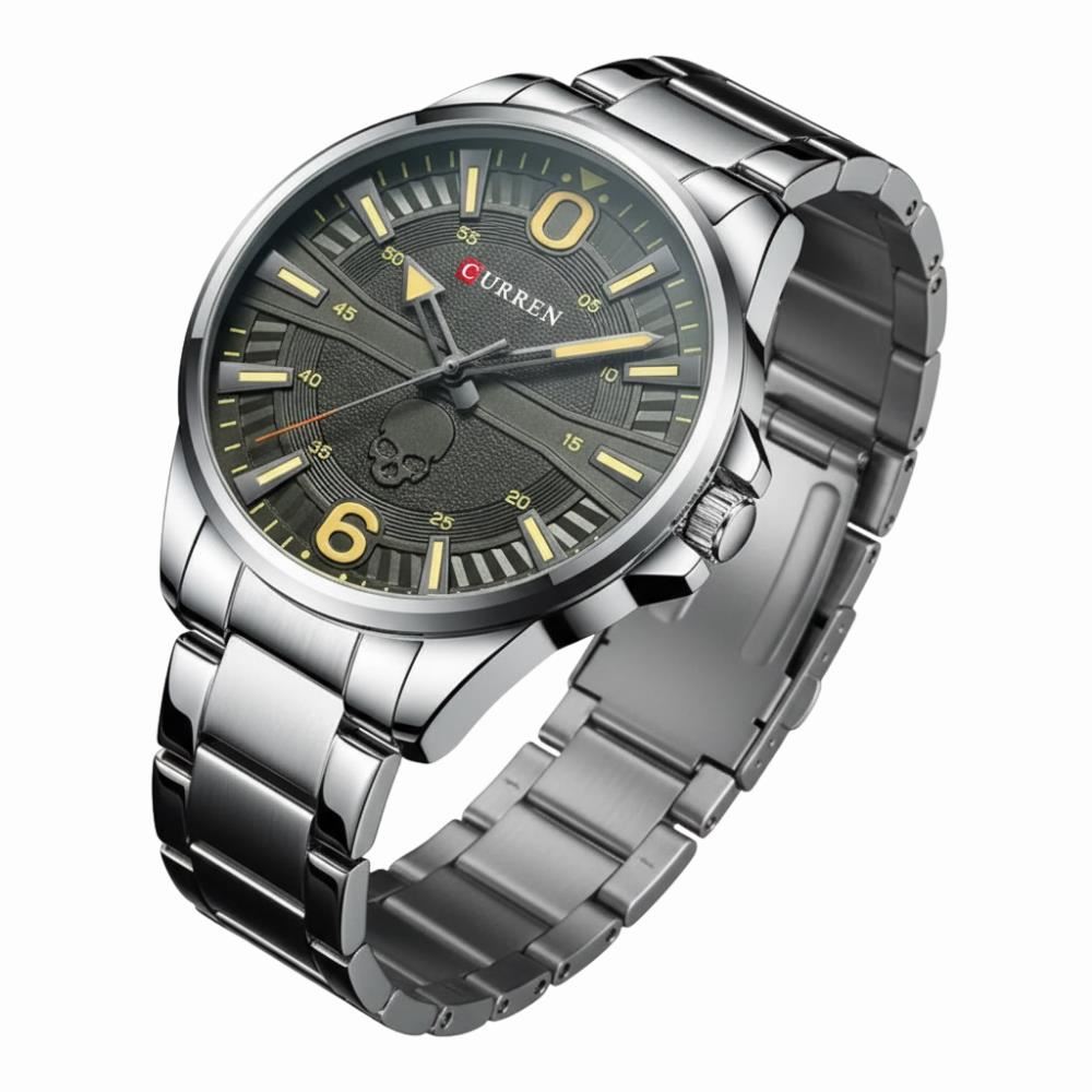 Reloj Análogo Curren KRED240212 8389 Hombre Plata