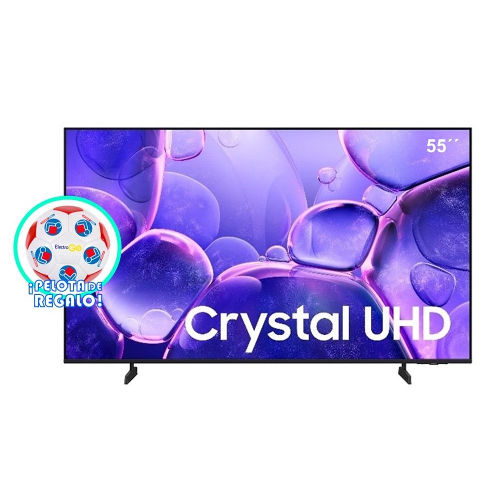 TELEVISOR SAMSUNG CRYSTAL UHD 55" UHD 4K SMART TV UN55U8000FGXPE + PELOTA DE REGALO
