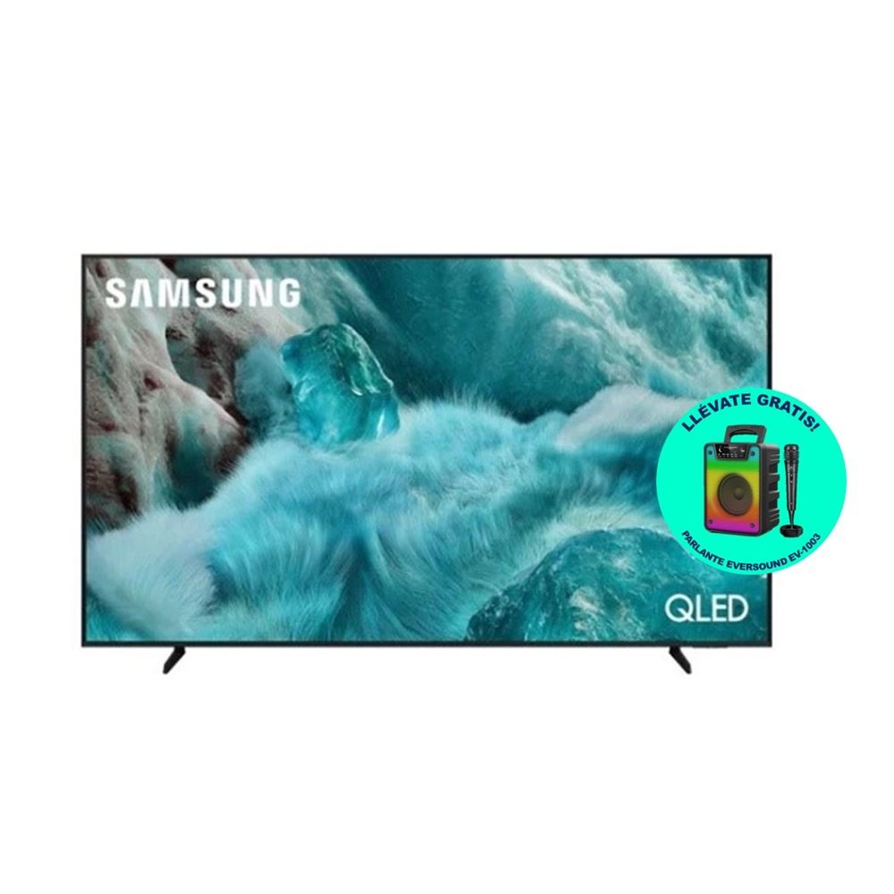 TELEVISOR SAMSUNG SMART TV 75" QLED 4K UHD VISION AI QN75Q7FAAGXPE + PARLANTE EVERSOUND DE REGALO