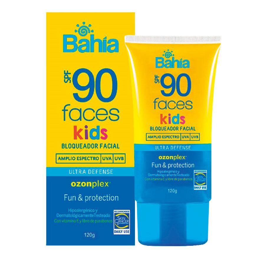 Bahia Bloqueador Face Kids F90 - Tubo 120 G