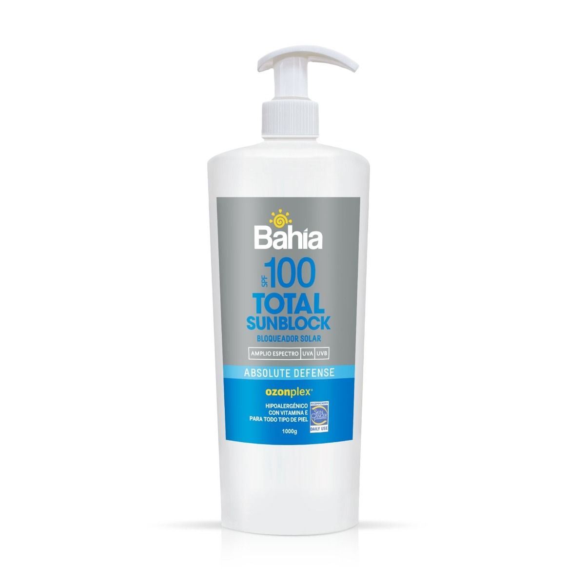 Bahia Bloqueador Total Sunblock Spf 100 - Frasco 1 LT