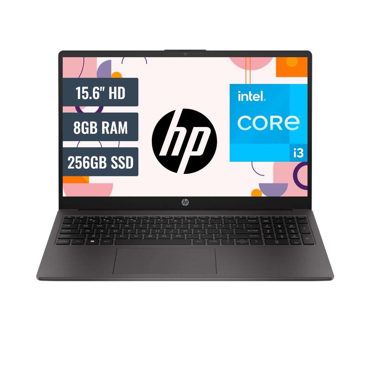 Laptop HP 250 G10 Intel Core i3 N305 8GB RAM 256GB SSD M2 15.6 HD FreeDOS