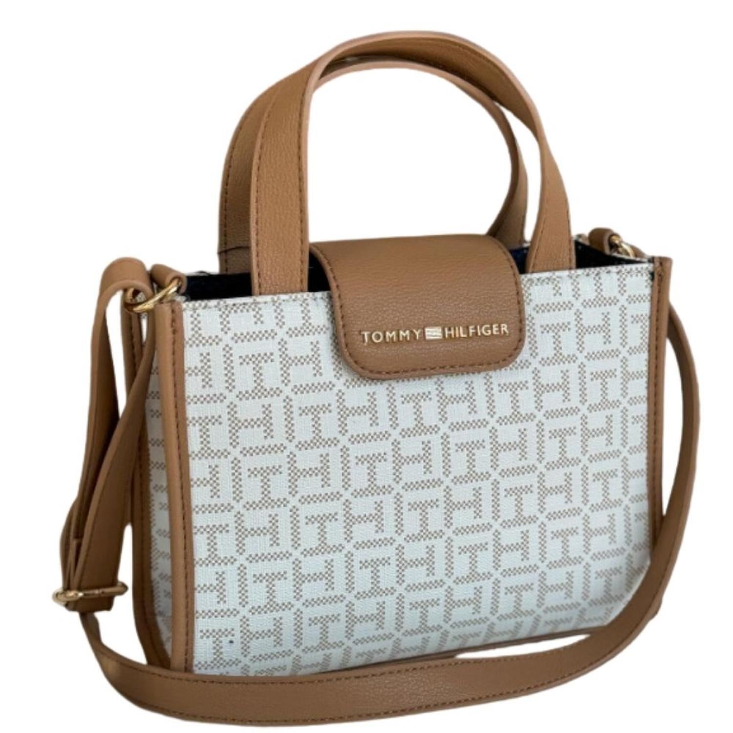 Cartera crossbody tommy hilfiger mine tote - beige_I Generico