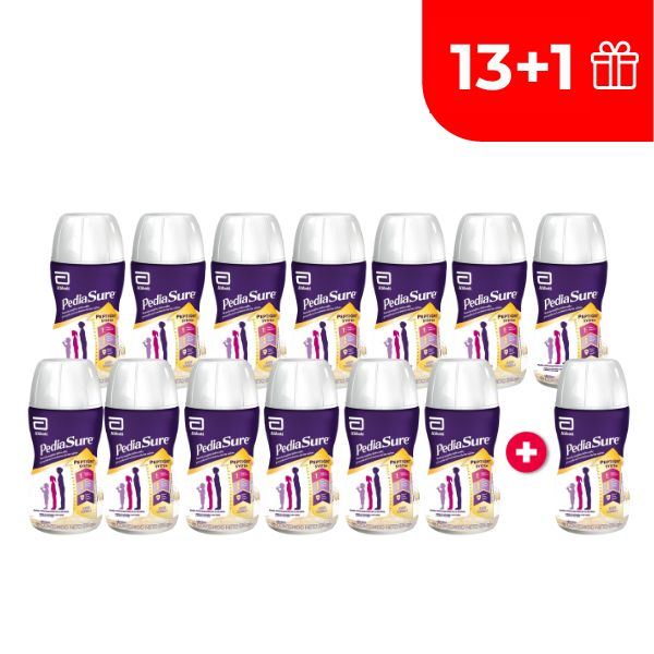 Pack 13 Pediasure Sabor Vainilla - Frasco 220 ML