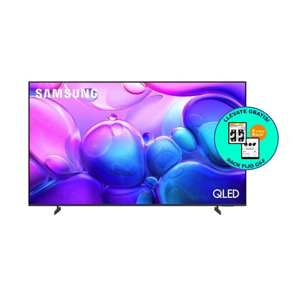 TELEVISOR SAMSUNG QLED 55" UHD 4K SMART TV QN55Q6FAAGXPE + RACK TV FIJO GRATIS