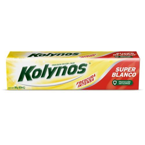 Kolynos Crema Dental Super White - Tubo 60 Ml