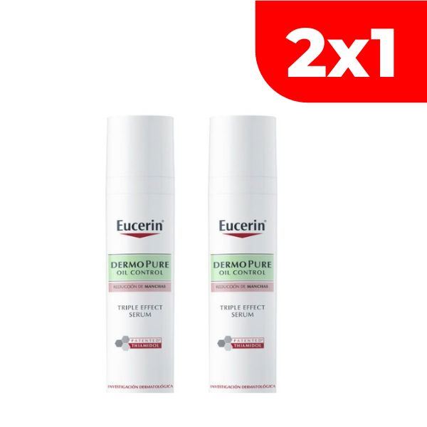 2x1 Eucerin DermoPure Triple Effect Serum - Frasco 40 Ml