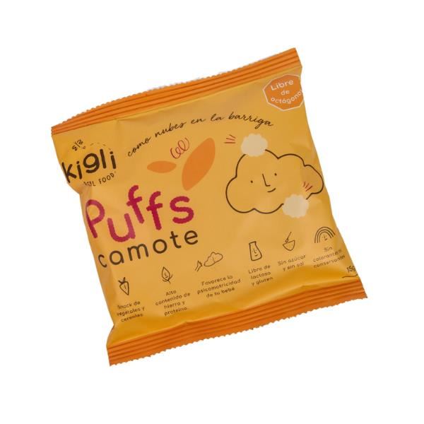Kigli Puff de Camote - Bolsa 15 G