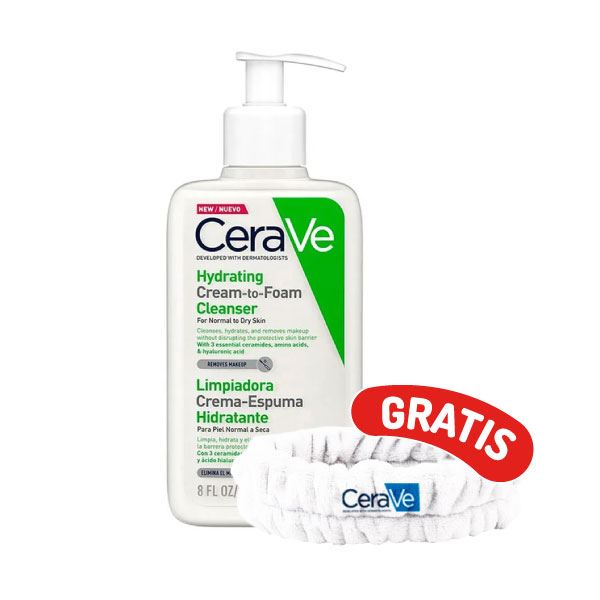 Cerave Limpieza Crema Espumante Hidratante - Frasco 236ML