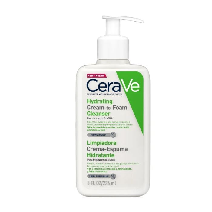 Cerave Limpieza Crema Espumante Hidratante - Frasco 236ML