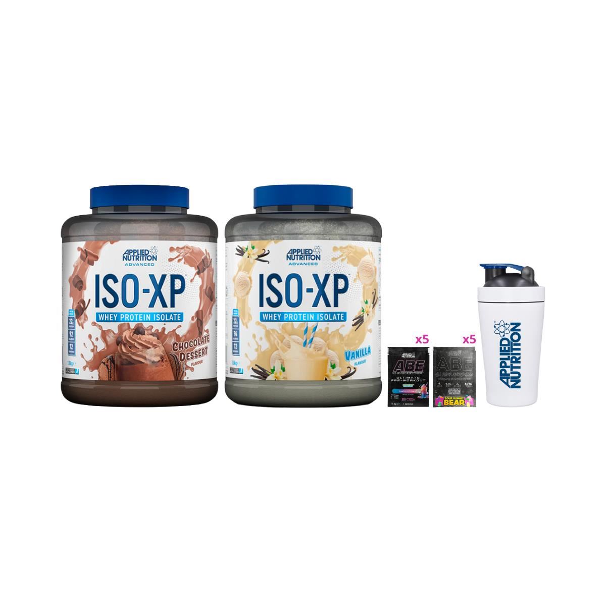 Pack de 2 Proteínas Aisladas ISO-XP 1.8 kg. c/u