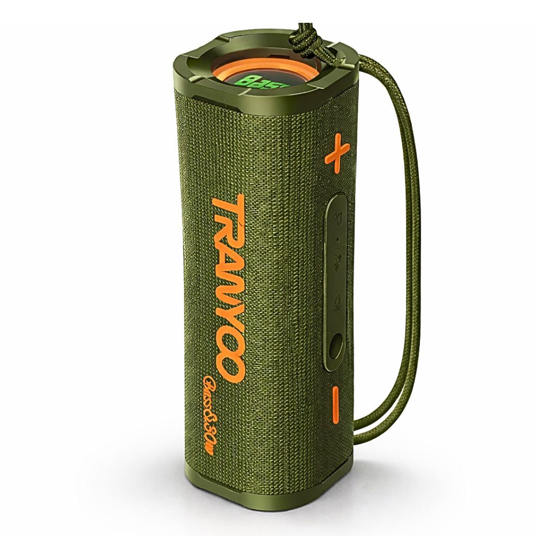 Parlante Bluetooth Portátil 30W Potente con Luces RGB Graves Reforzados TWS y Manos Libres