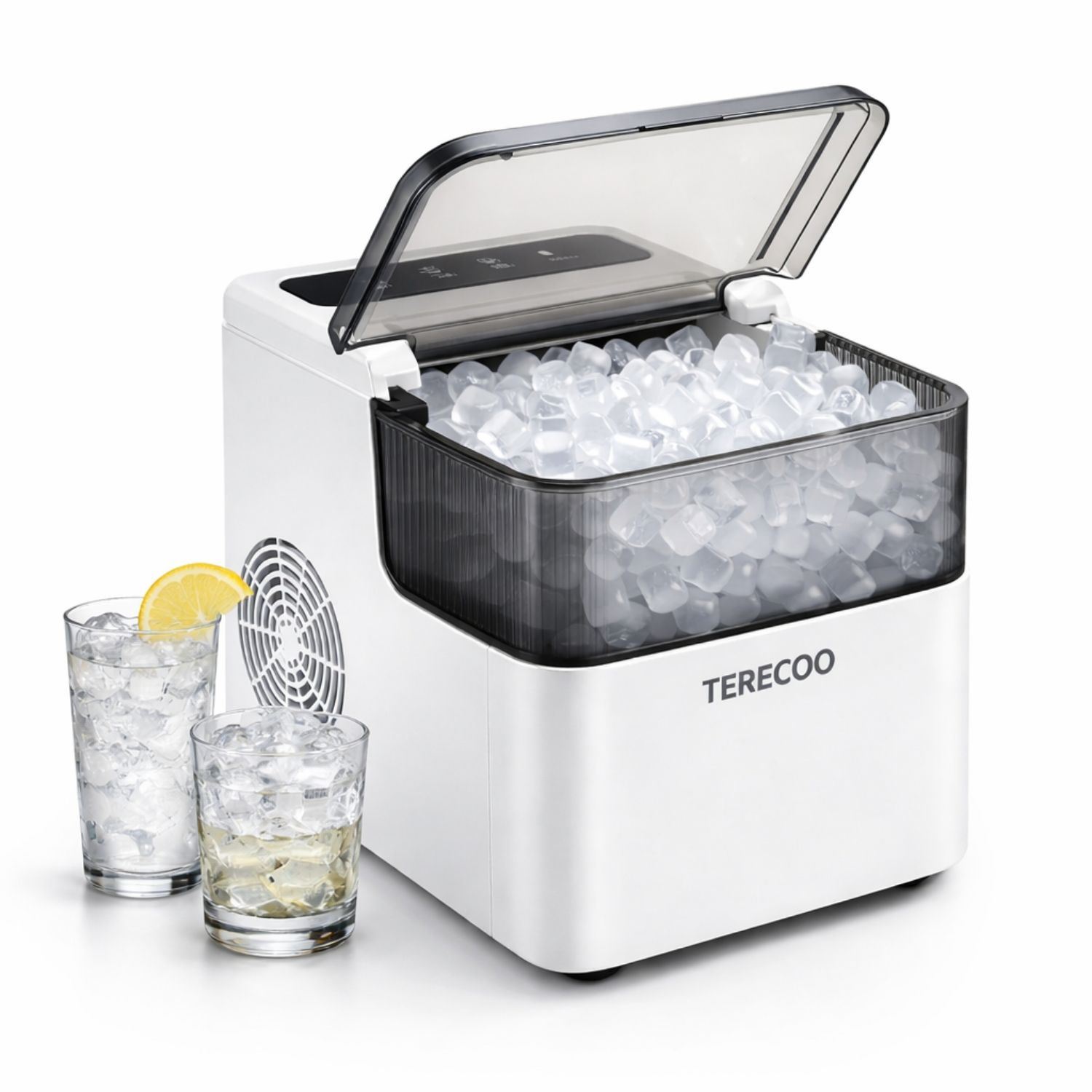 Máquina para Hacer Hielo Rápido TereCoo 1.5L sin Congelador Uso Doméstico y Eventos