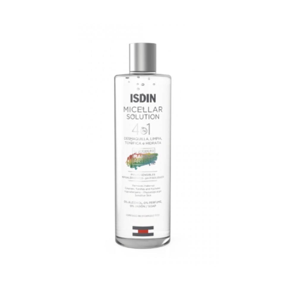 Isdin Micellar Solution 4 en 1 - Frasco 400 ML