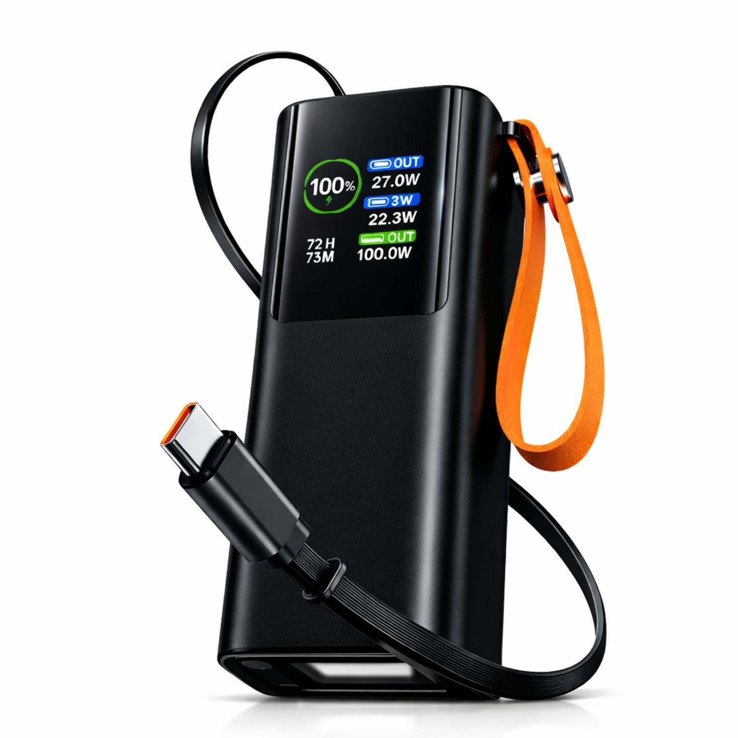 Power Bank 20000mAh 100W Carga Rápida PD para Laptop, Celular y Tablet con Pantalla Digital