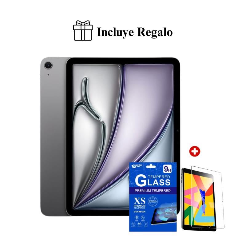 Nuevo iPad Air 11″ Chip M4 128GB 12GB RAM Cámara 12MP Wi-Fi – Space Gray + Regalo