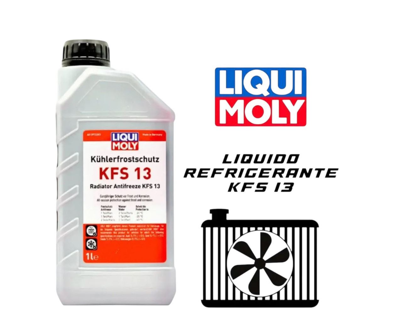 LIQUI MOLY KFS13 - ANTICONGELANTE PARA RADIADOR G13