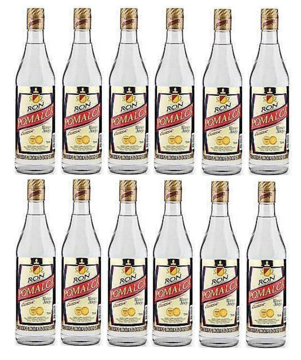 Ron Pomalca Blanco Añejo 750ml - 12 UND