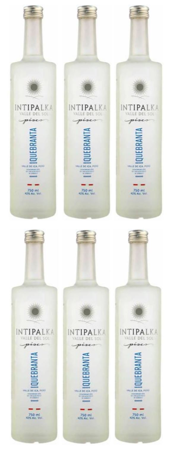 Pisco Intipalka Quebranta 750ml - 6 UND