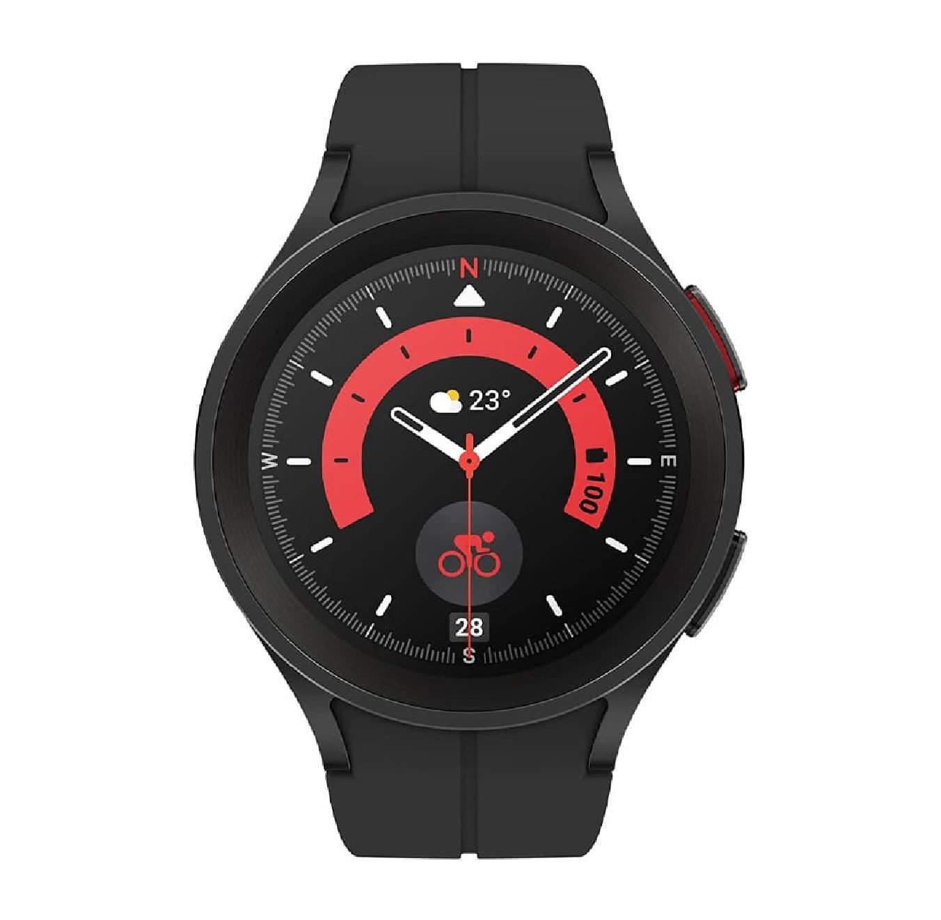 Smartwatch Samsung Galaxy Watch SM-R920NZKALTA 5 Pro LTE 1.77"- Negro
