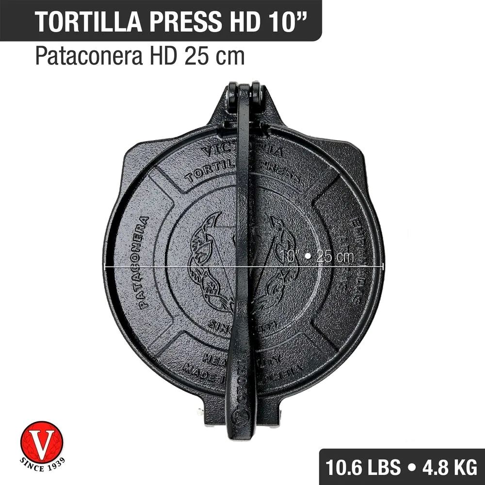 Prensa para Tortillas Victoria de Hierro Fundido  - 55136005