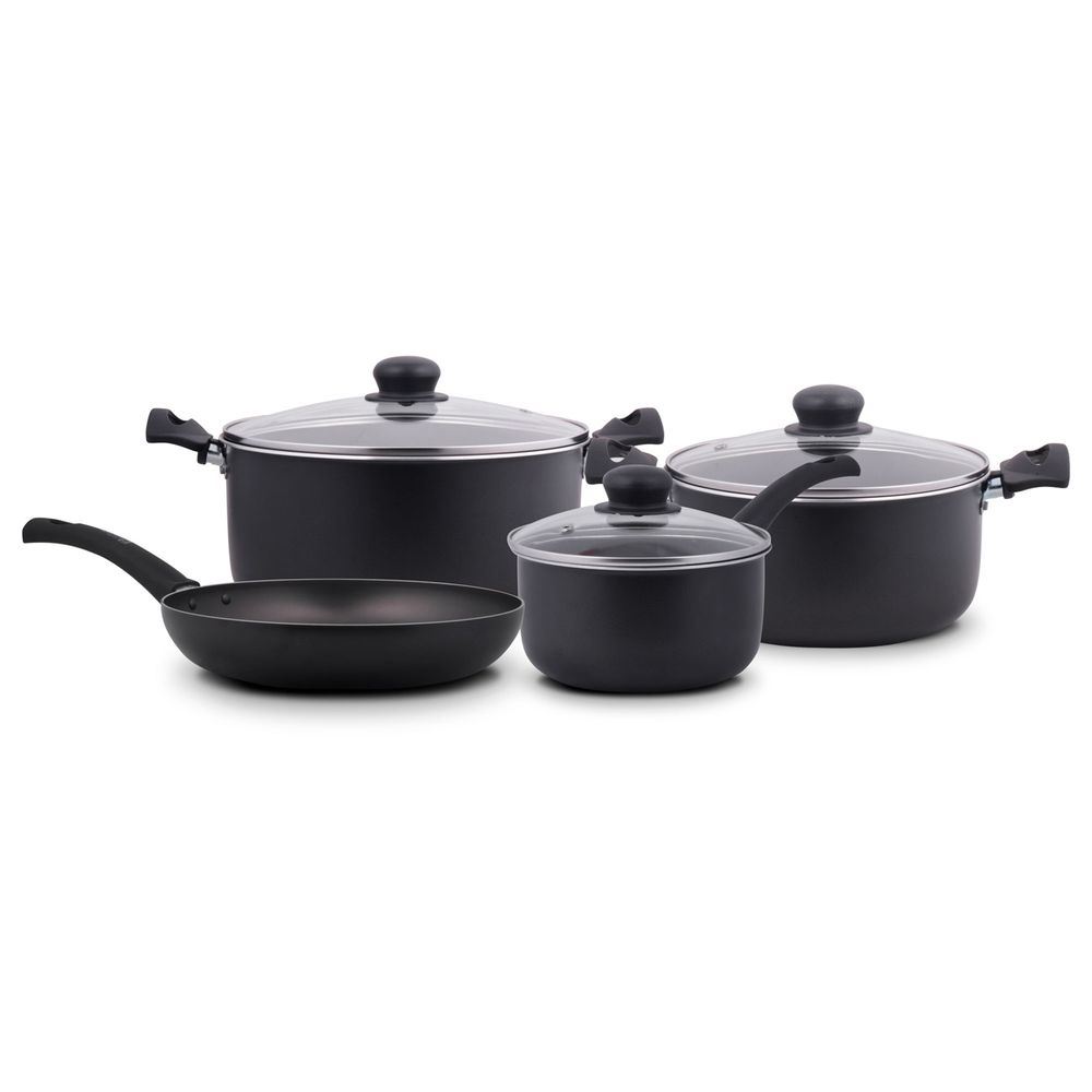 Set de Ollas 7 Piezas Nova con Tapa de Vidrio Facusa  - 10286507