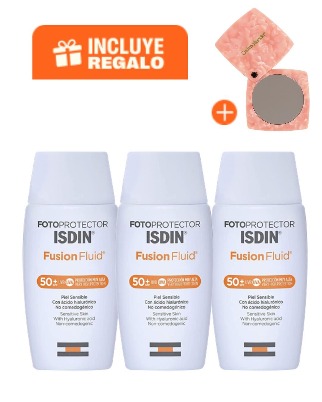 Trio Fotoprotector ISDIN Fusión Fluid SPF50 + 50ml