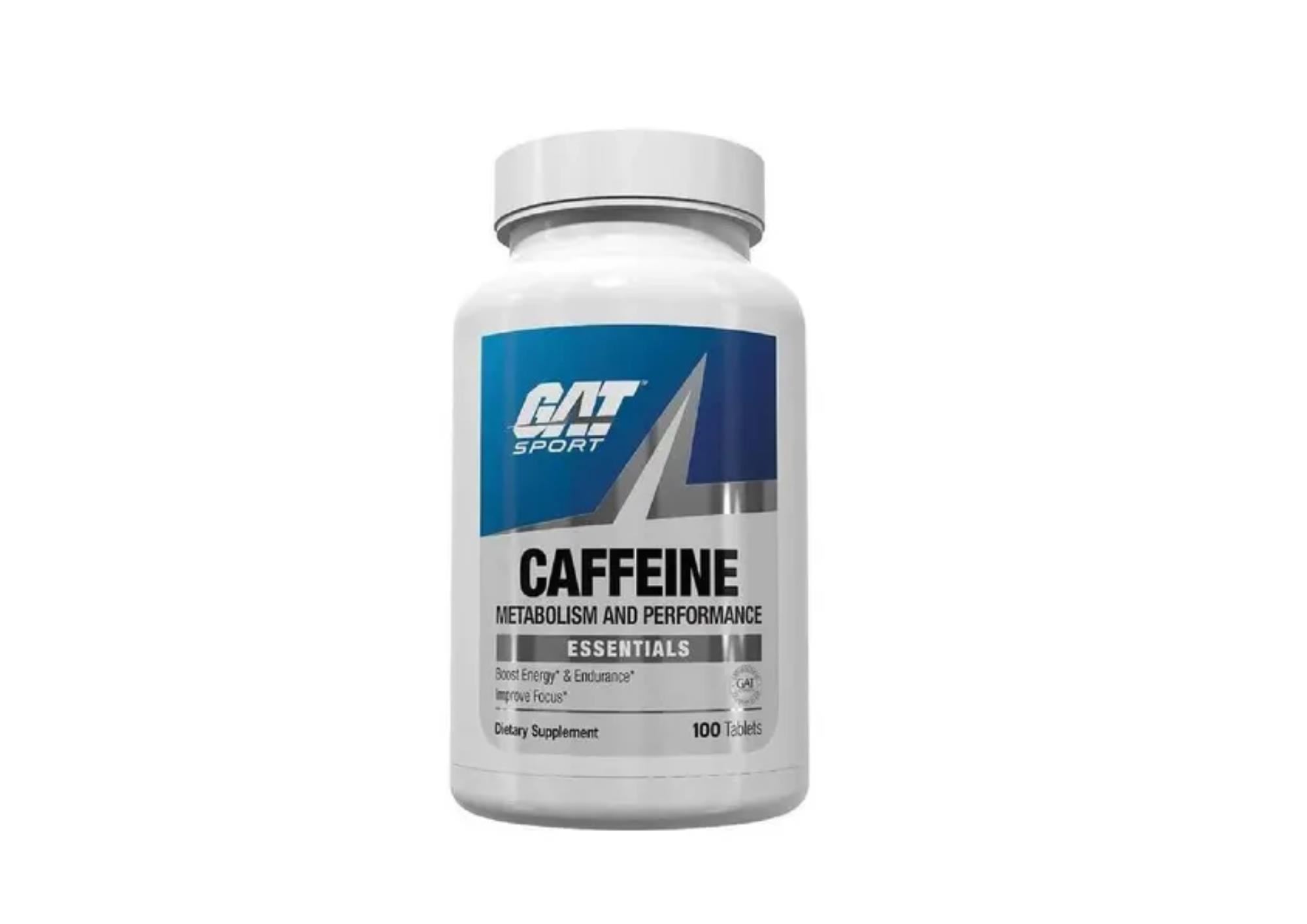 Gat Sport Caffeine 200mg 100 Tabletas Cafeina Pura