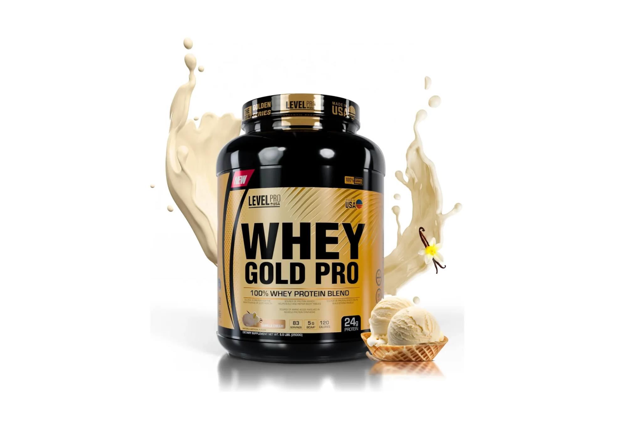 PROTEINA WHEY GOLD PRO 2.5KILOS - VAINILLA