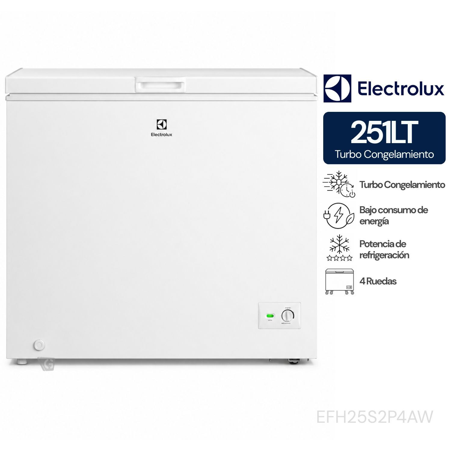 Congelador Horizontal 251 L Blanco – EFH25S2P4AW