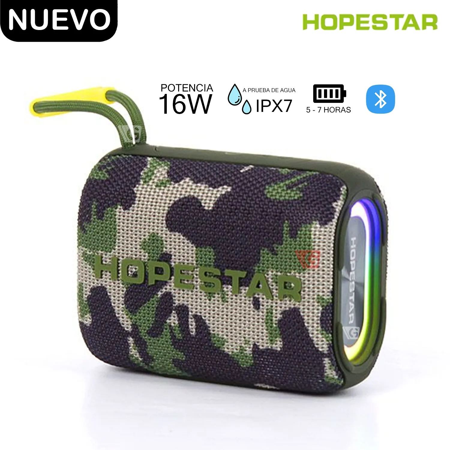 Parlante Inalámbrico Halion Hopestar H54 Bluetooth Camuflado